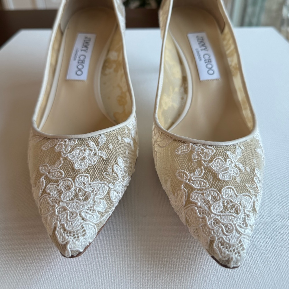 Authentic Jimmy Choo Romy Pumps - Picture 5 of 8